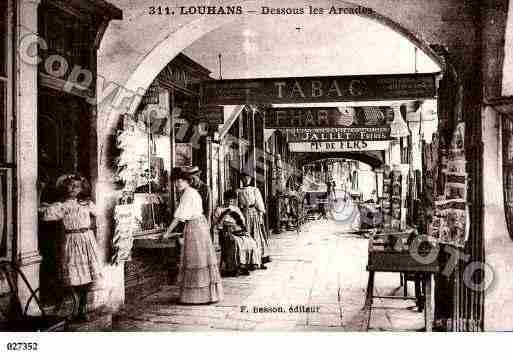 Ville de LOUHANS, carte postale ancienne