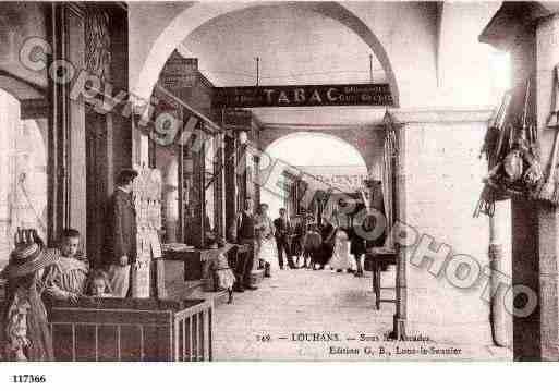 Ville de LOUHANS, carte postale ancienne