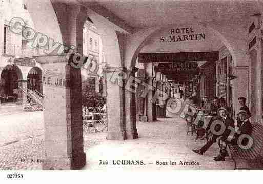 Ville de LOUHANS, carte postale ancienne