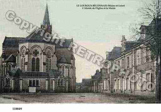 Ville de LOUROUXBECONNAIS(LE), carte postale ancienne