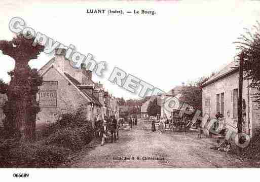 Ville de LUANT, carte postale ancienne