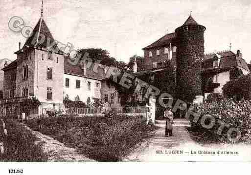 Ville de LUGRIN, carte postale ancienne