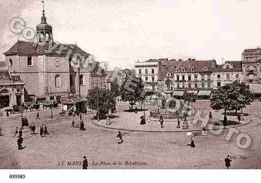 Ville de MANS(LE), carte postale ancienne