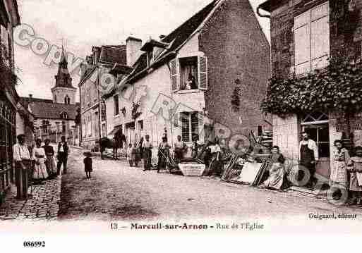 Ville de MAREUILSURARNON, carte postale ancienne