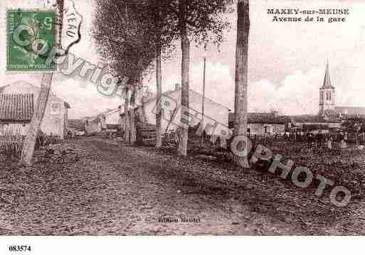 Ville de MAXEYSURMEUSE, carte postale ancienne