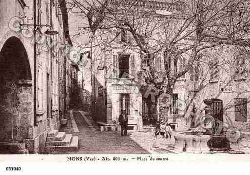 Ville de MONS, carte postale ancienne