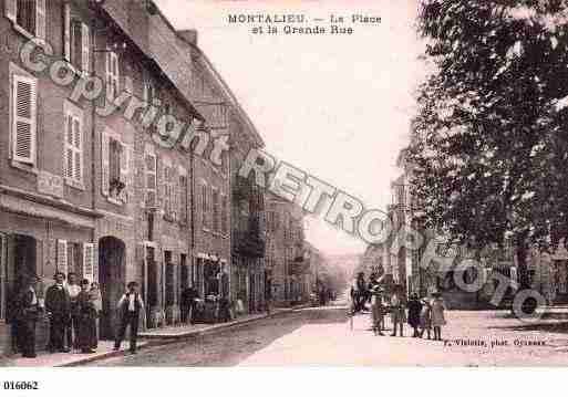 Ville de MONTALIEUVERCIEU, carte postale ancienne