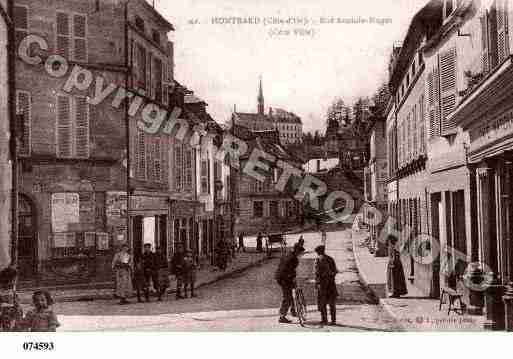 Ville de MONTBARD, carte postale ancienne