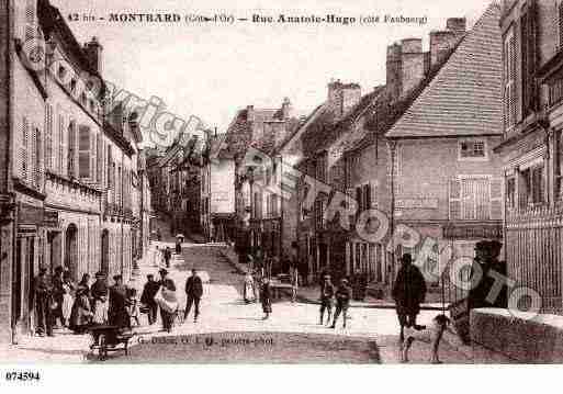 Ville de MONTBARD, carte postale ancienne