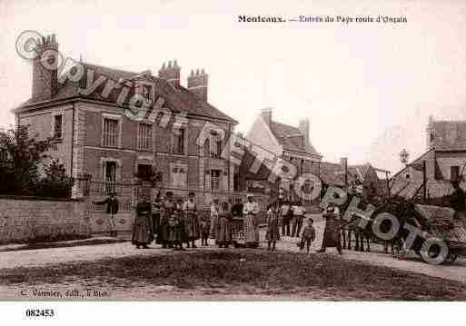 Ville de MONTEAUX, carte postale ancienne