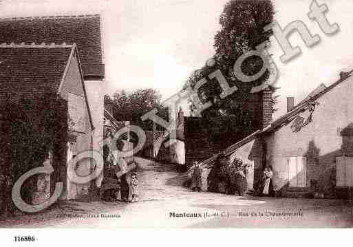 Ville de MONTEAUX, carte postale ancienne