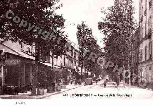 Ville de MONTROUGE, carte postale ancienne