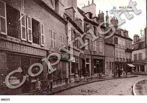 Ville de MOULINS, carte postale ancienne