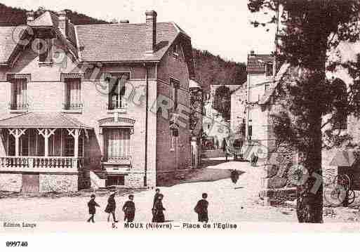 Ville de MOUX, carte postale ancienne Ville de MOUX, carte postale ancienne