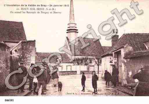 Ville de MOUYSURSEINE, carte postale ancienne