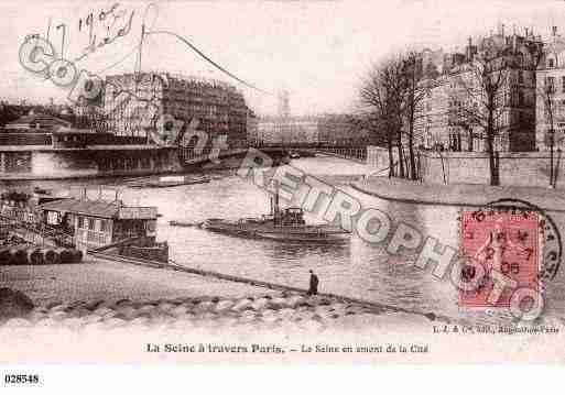 Ville de PARIS4, carte postale ancienne