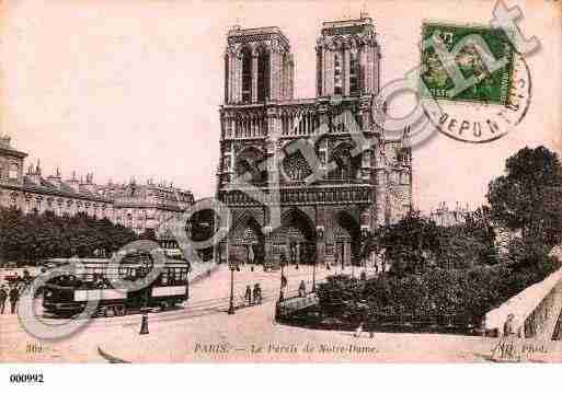 Ville de PARIS4, carte postale ancienne