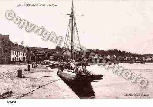 Ville de PERROSGUIREC, carte postale ancienne