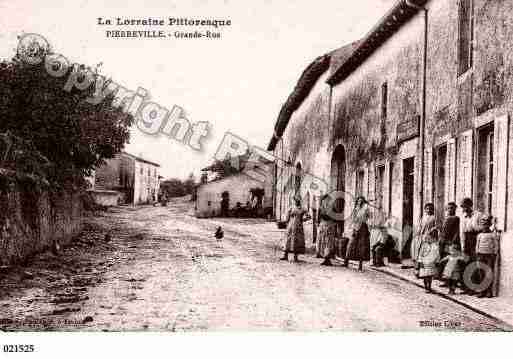 Ville de PIERREVILLE, carte postale ancienne