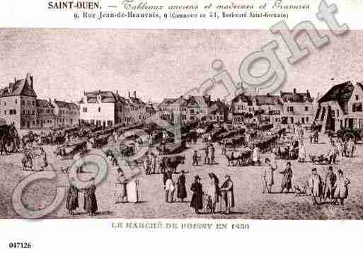 Ville de POISSY, carte postale ancienne