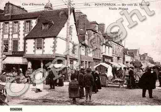 Ville de PONTORSON, carte postale ancienne