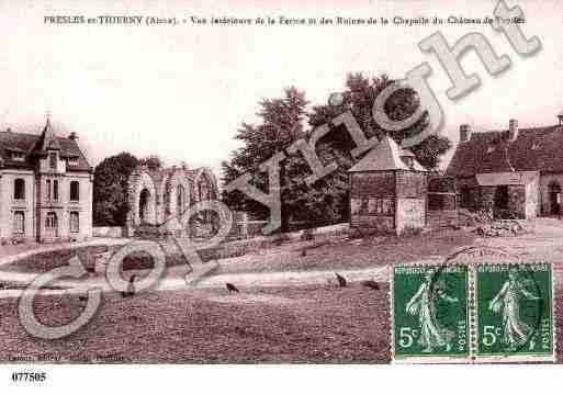 Ville de PRESLESETTHIERNY, carte postale ancienne Ville de PRESLESETTHIERNY, carte postale ancienne