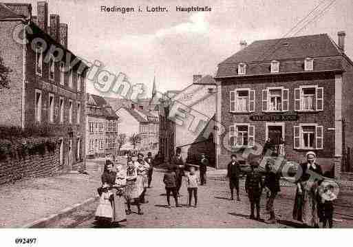 Ville de REDANGE, carte postale ancienne