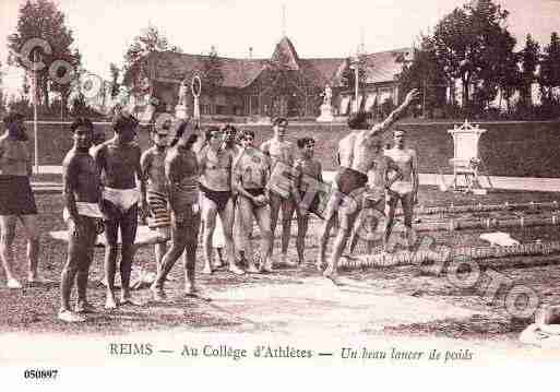 Ville de REIMS, carte postale ancienne