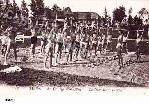 Ville de REIMS, carte postale ancienne