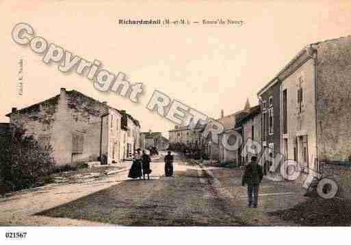 Ville de RICHARDMENIL, carte postale ancienne