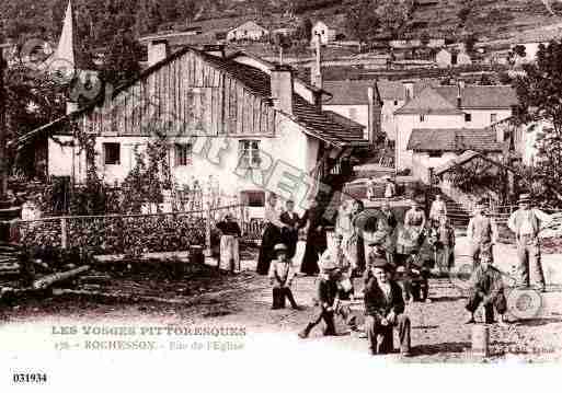 Ville de ROCHESSON, carte postale ancienne