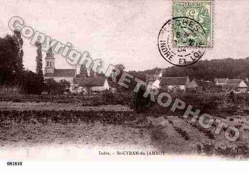 Ville de SAINTCYRANDUJAMBOT, carte postale ancienne