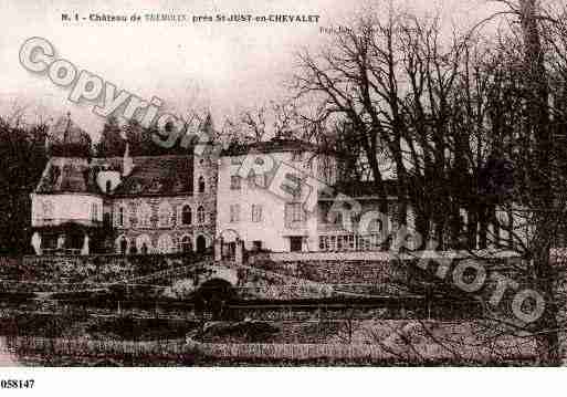 Ville de SAINTJUSTENCHEVALET, carte postale ancienne