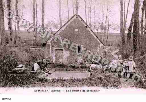 Ville de SAINTMAIXENT, carte postale ancienne