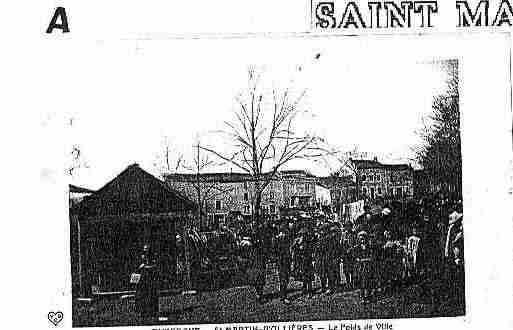 Ville de SAINTMARTIND'OLLIERES, carte postale ancienne