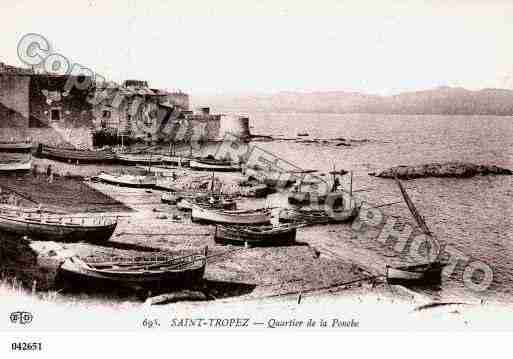 Ville de SAINTTROPEZ, carte postale ancienne