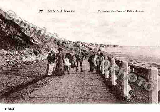 Ville de SAINTEADRESSE, carte postale ancienne