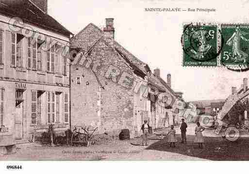 Ville de SAINTEPALLAYE, carte postale ancienne