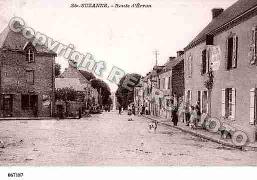 Ville de SAINTESUZANNE, carte postale ancienne