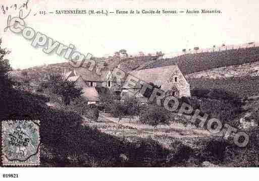 Ville de SAVENNIERES, carte postale ancienne