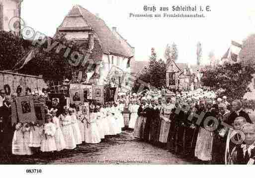 Ville de SCHLEITHAL, carte postale ancienne