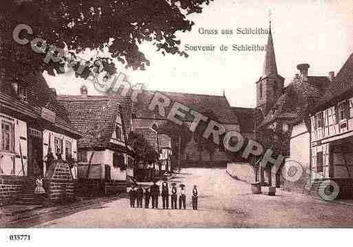 Ville de SCHLEITHAL, carte postale ancienne
