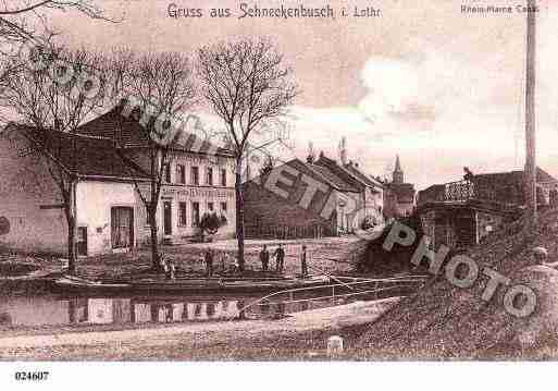 Ville de SCHNECKENBUSCH, carte postale ancienne Ville de SCHNECKENBUSCH, carte postale ancienne