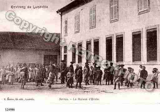 Ville de SERRES, carte postale ancienne