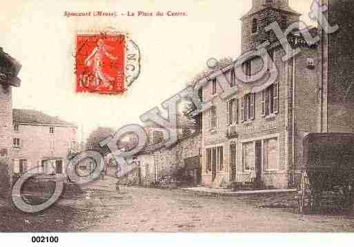 Ville de SPINCOURT, carte postale ancienne