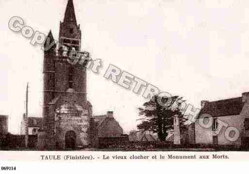 Ville de TAULE, carte postale ancienne