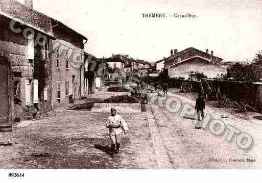 Ville de TREMERY, carte postale ancienne