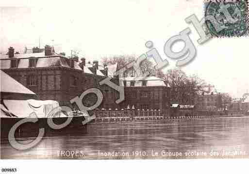 Ville de TROYES, carte postale ancienne