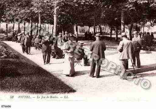 Ville de VITTEL, carte postale ancienne