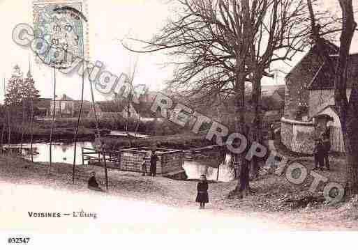 Ville de VOISINES, carte postale ancienne